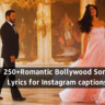 Bollywood song lyrics for Instagram captions